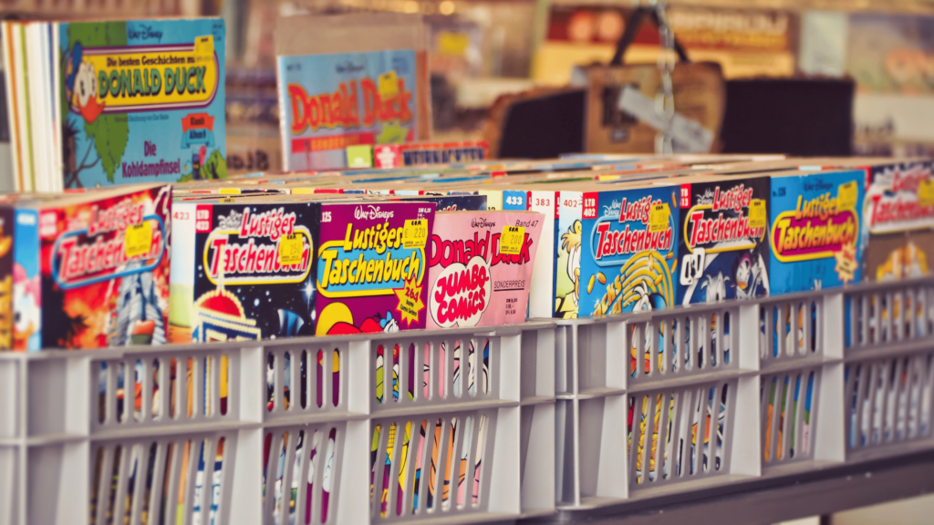 collection of comics, manga, manhwa genres